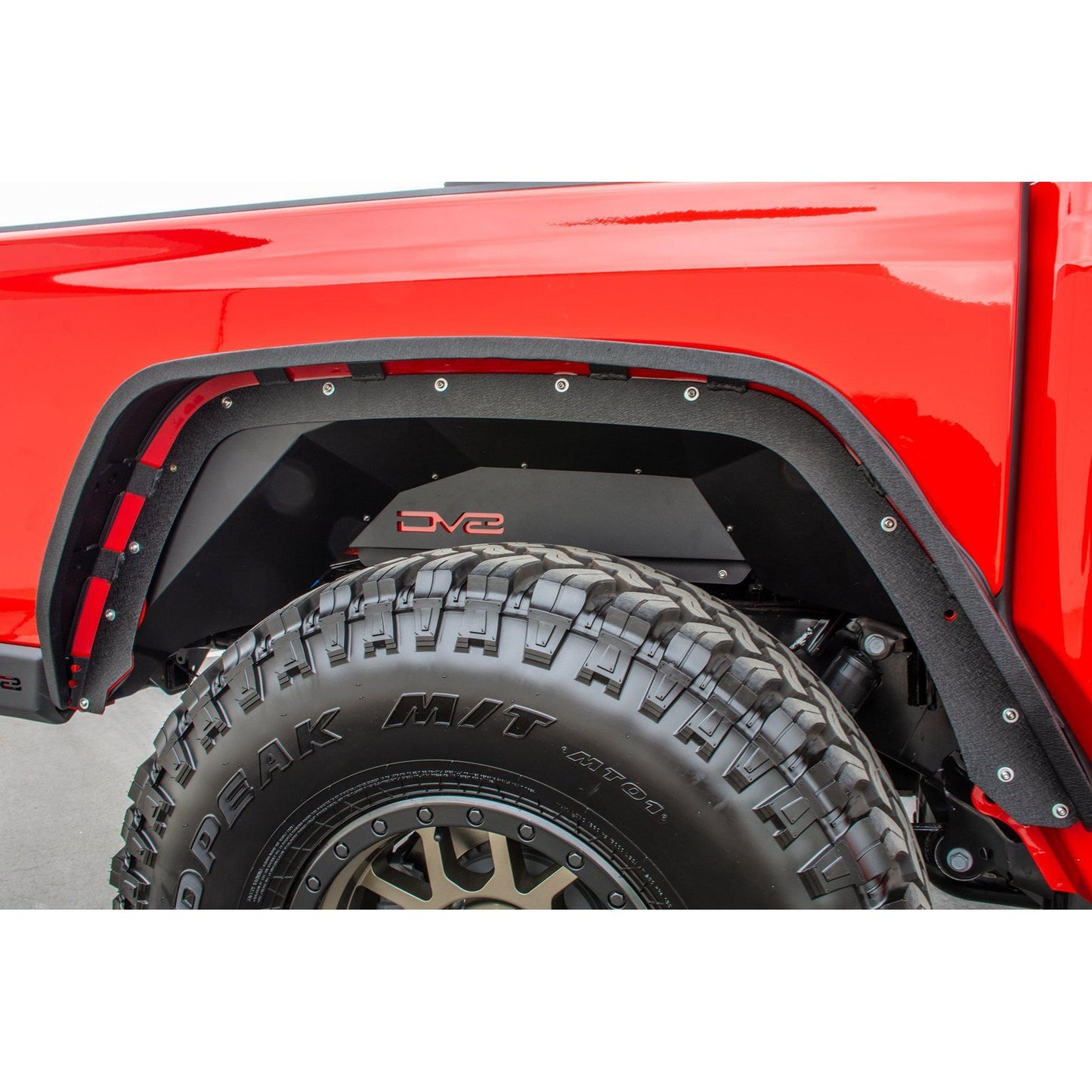 DV8 Off-Road 2020-2024 Jeep Gladiator JT Rear Inner Fenders | Black C3| INFEND-04RB