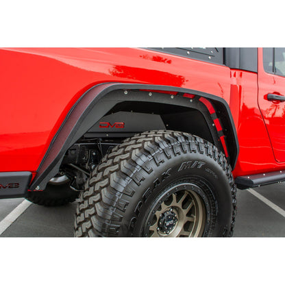 DV8 Off-Road 2020-2024 Jeep Gladiator JT Rear Inner Fenders | Black C3| INFEND-04RB