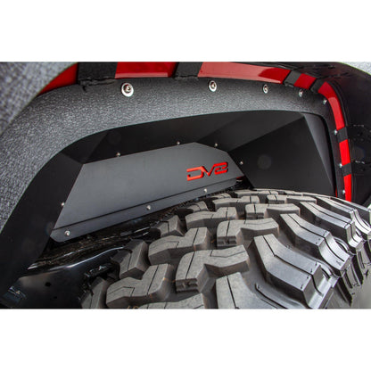 DV8 Off-Road 2020-2024 Jeep Gladiator JT Rear Inner Fenders | Black C3| INFEND-04RB