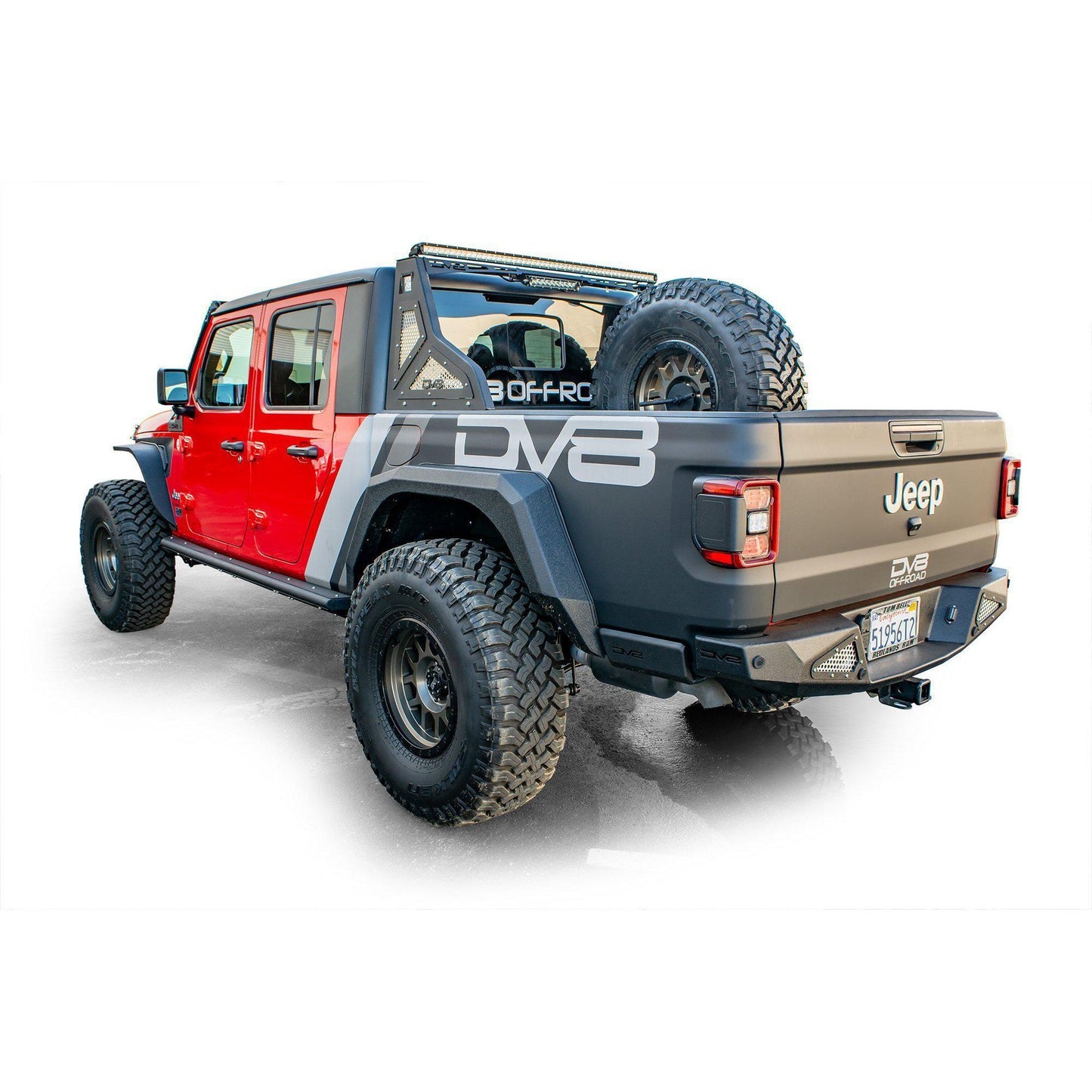 DV8 Off-Road 2020-2024 Jeep Gladiator JT Stand Up Spare Tire Mount C3| TCGL-02