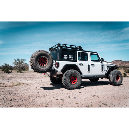 Body Armor 4x4 2018-2024 JEEP WRANGLER JL TIRE CARRIER SINGLE ACTION (FITS JL-2965/JL-2966 BUMPER) 5298