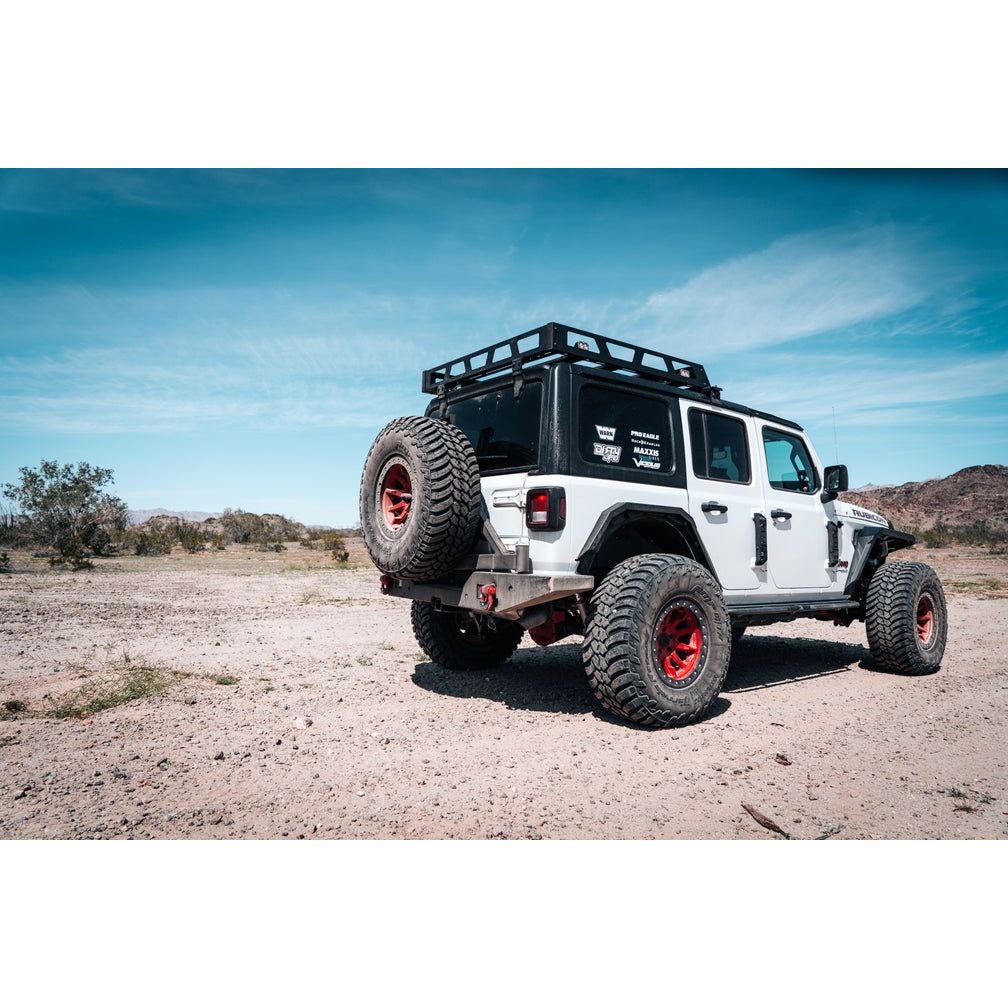 Body Armor 4x4 2018-2024 JEEP WRANGLER JL TIRE CARRIER SINGLE ACTION (FITS JL-2965/JL-2966 BUMPER) 5298