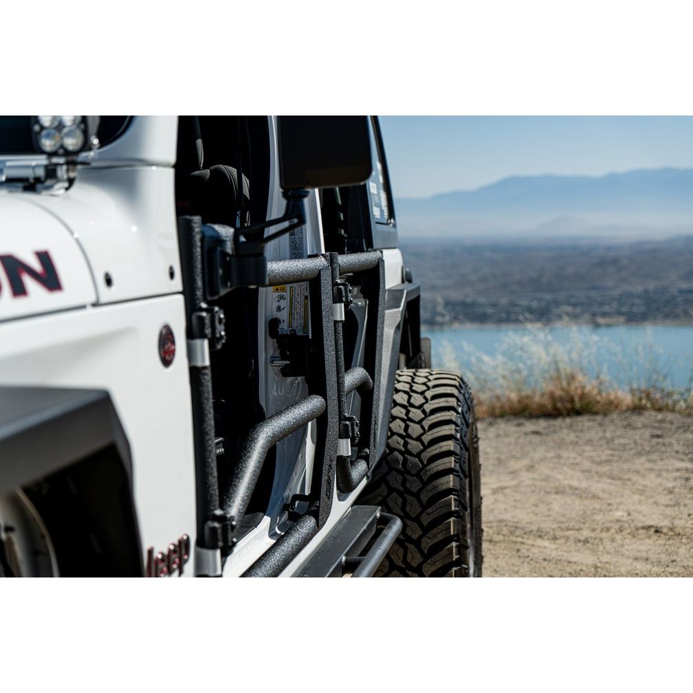 Body Armor 4x4 2018-2024 JEEP WRANGLER JL & GLADIATOR JT TUBE DOORS FRONT, PAIR JL-6154