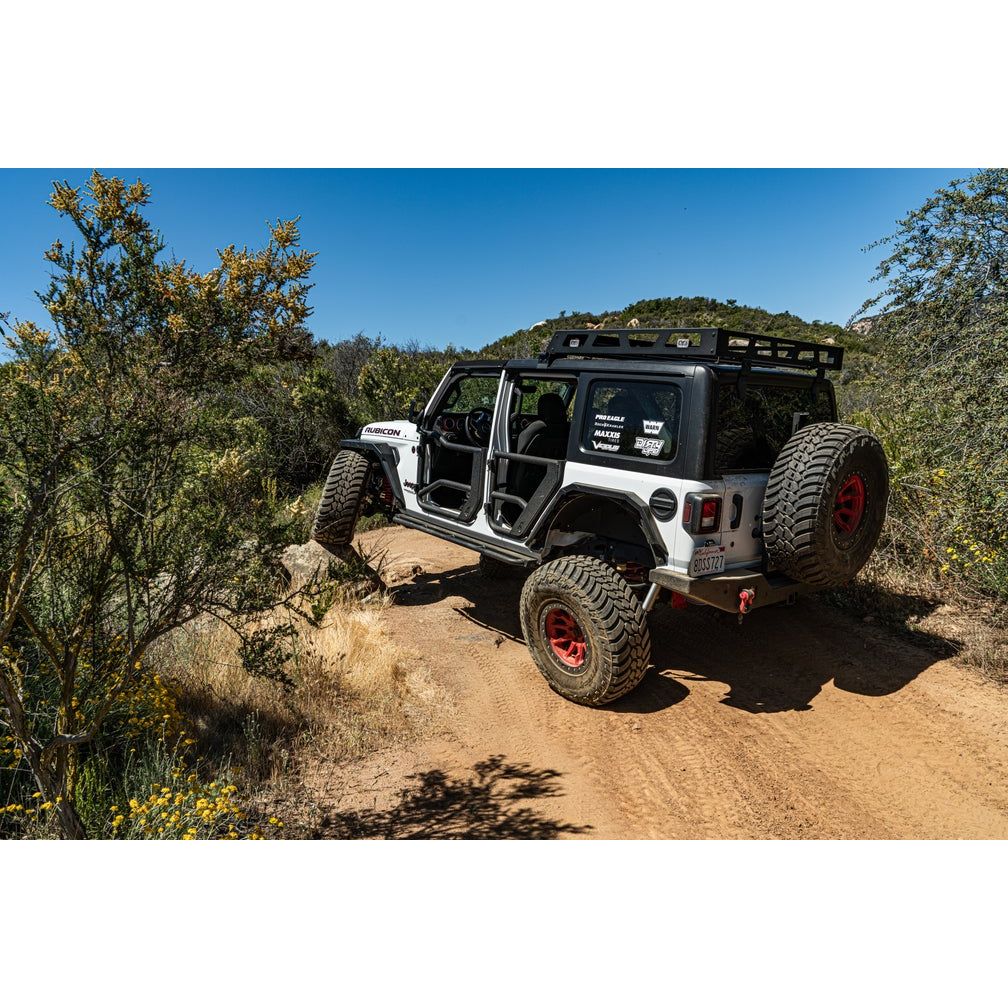 Body Armor 4x4 2018-2024 JEEP WRANGLER JL & GLADIATOR JT TUBE DOORS REAR, PAIR JL-6155