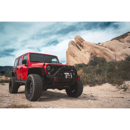 Body Armor 4x4 2007-2018 JEEP WRANGLER JK FRONT BUMPER MID-STUBBY JK-19532