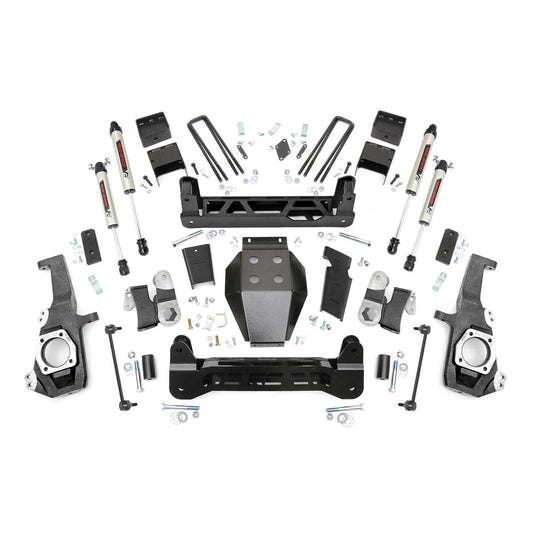 ROUGH COUNTRY 5 Inch Lift Kit | NTD | V2 | w/ Overloads | Chevy/GMC 2500HD/3500HD (20-25) | 110870