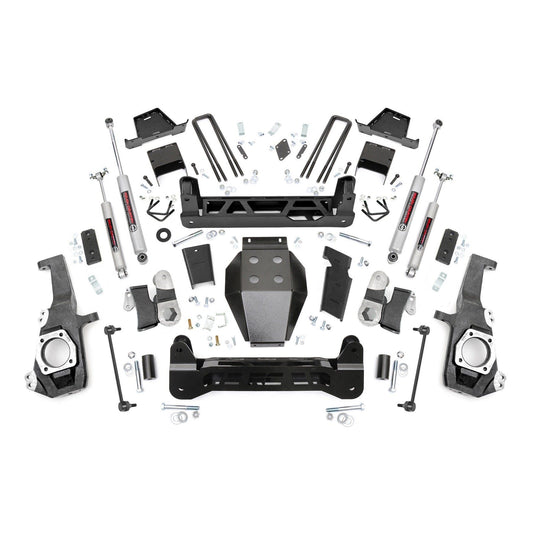 ROUGH COUNTRY 7 Inch Lift Kit | NTD | w/ Overloads | Chevy/GMC 2500HD/3500HD 4WD (20-25) | 111130