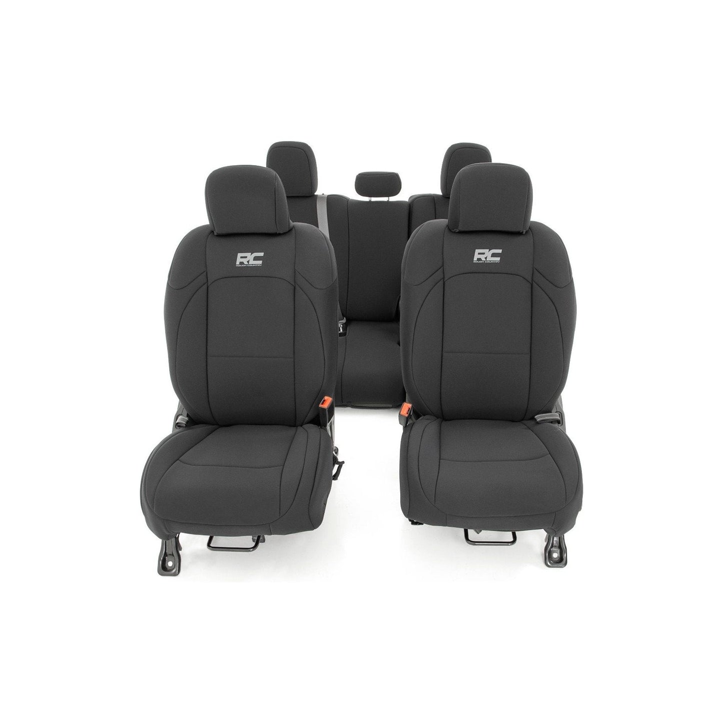 Rough Country Factory Leather Seats w/ Cup Holder Seat Covers I 91038