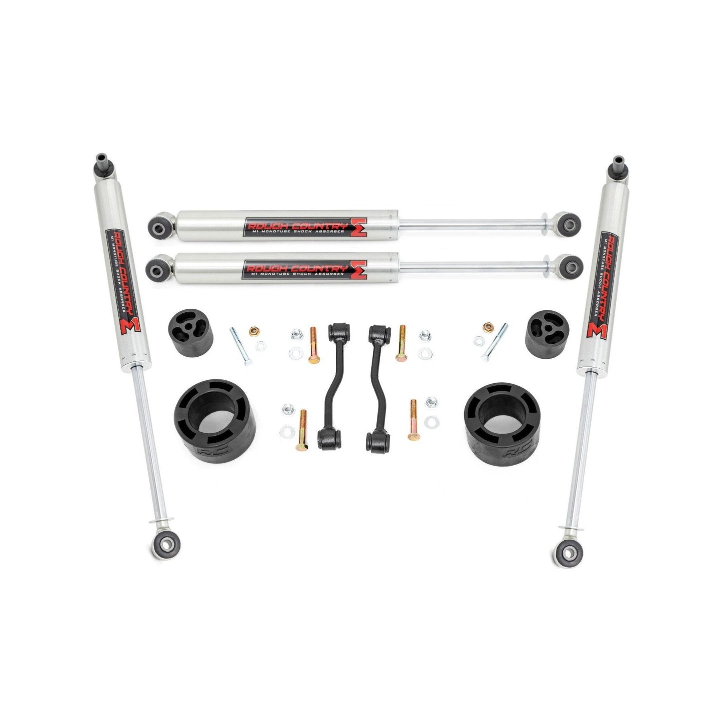 Rough Country M1 Monotube 2.5 Inch Leveling Kit I 61340