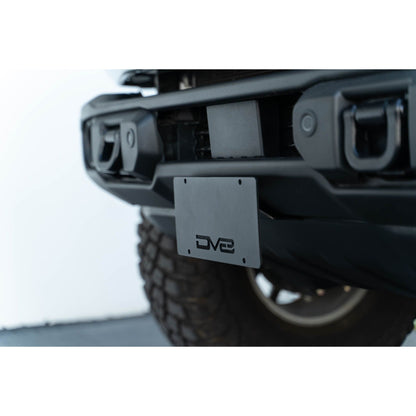 DV8 Off-Road 2021-2024 Ford Bronco | Capable Bumper Front License Plate Mount C3| LPBR-04