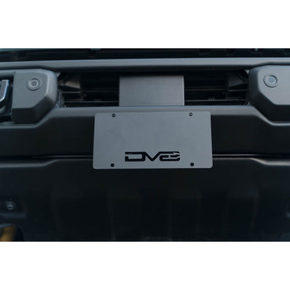 DV8 Off-Road 2021-2024 Ford Bronco | Capable Bumper Front License Plate Mount C3| LPBR-04