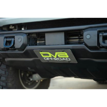 DV8 Off-Road 2021-2024 Ford Bronco | Capable Bumper Slanted Front License Plate Mount C3| LPBR-05