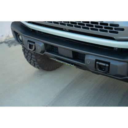 DV8 Off-Road 2021-2024 Ford Bronco | Capable Bumper Slanted Front License Plate Mount C3| LPBR-05