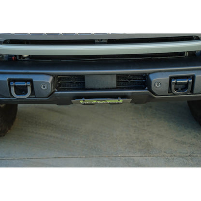 DV8 Off-Road 2021-2024 Ford Bronco | Capable Bumper Slanted Front License Plate Mount C3| LPBR-05