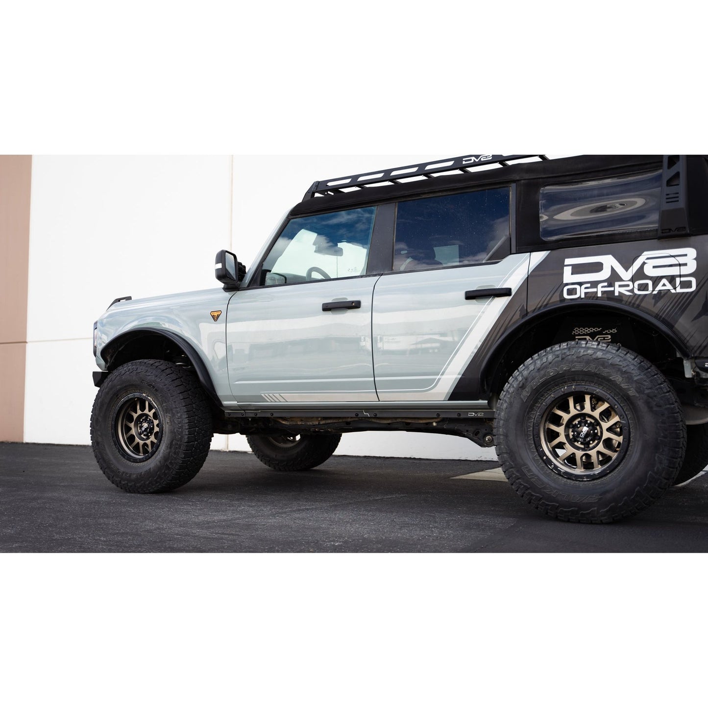 DV8 Off-Road 2021-2024 Ford Bronco | 4-Door Pinch Weld Covers C3| SRBR-03