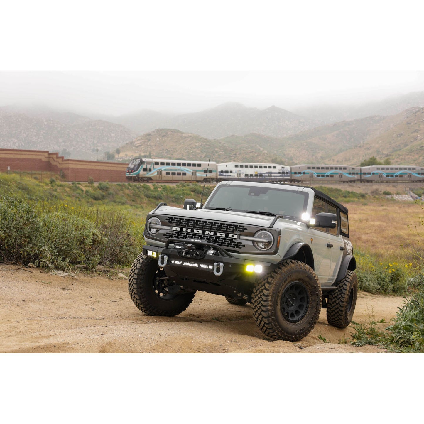 DV8 Off-Road 2021-2024 Ford Bronco | Spec Series Front Bumper C3| FBBR-05