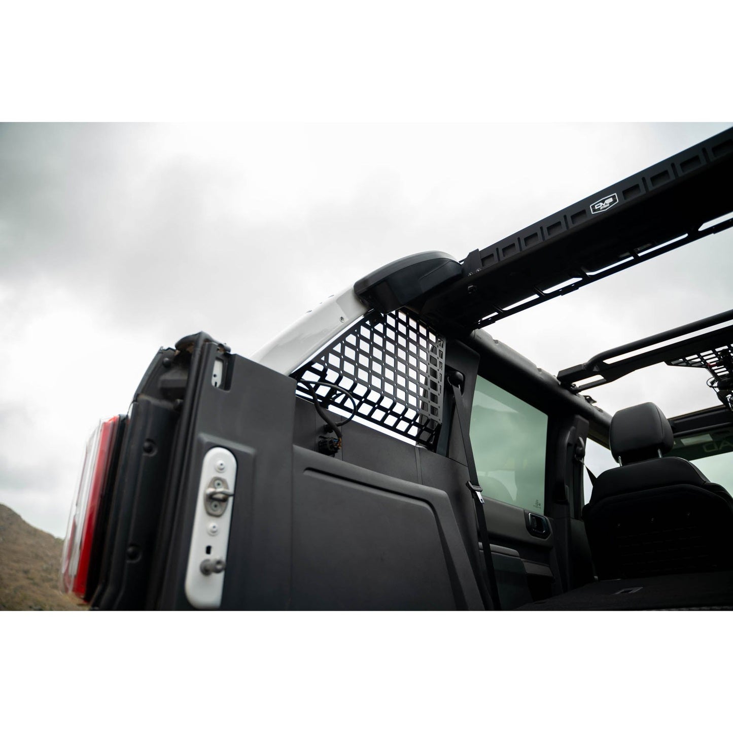 DV8 Off-Road 2021-2024 Ford Bronco | Pocketed Rear Window Molle Panels C3| MPBR-08