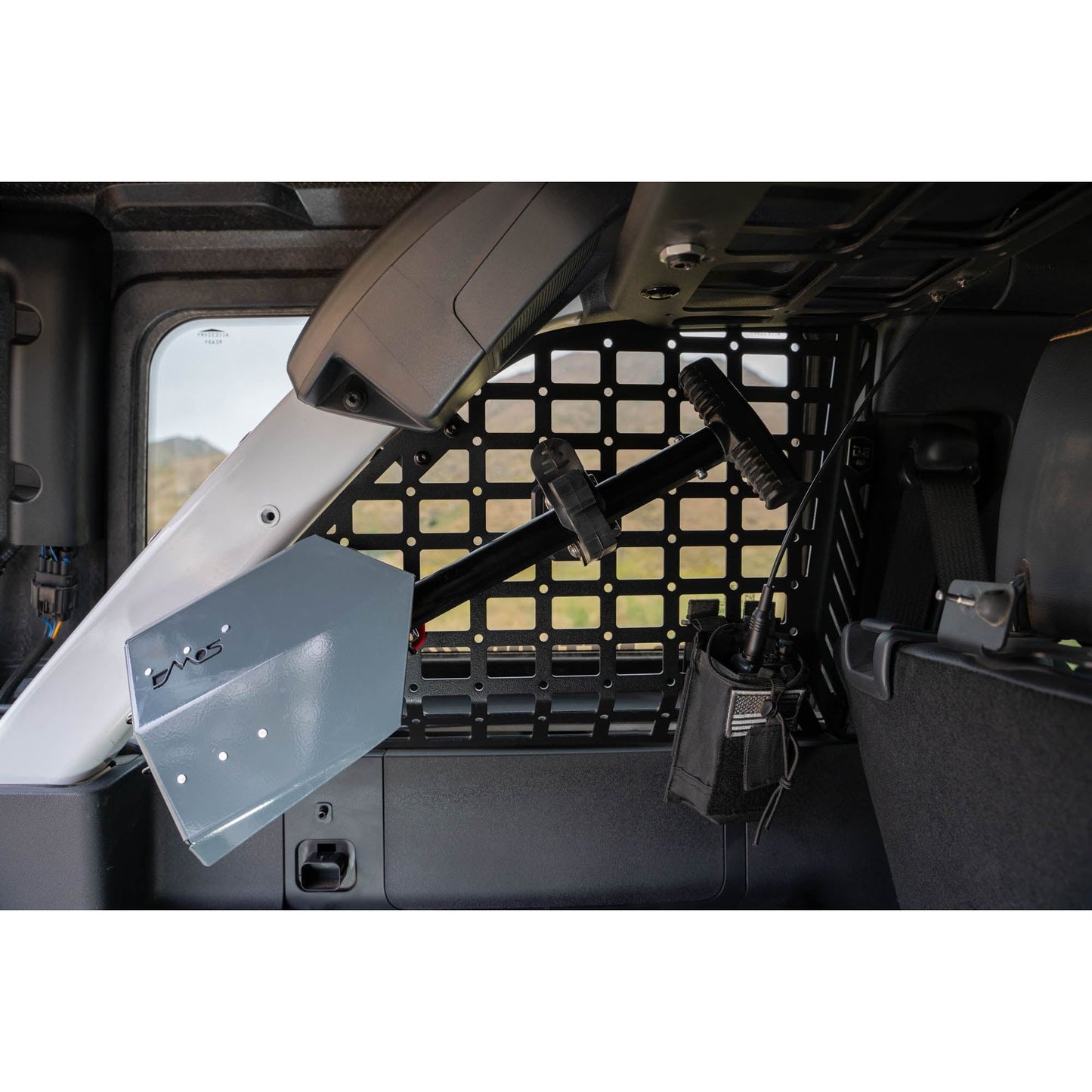 DV8 Off-Road 2021-2024 Ford Bronco | Pocketed Rear Window Molle Panels C3| MPBR-08