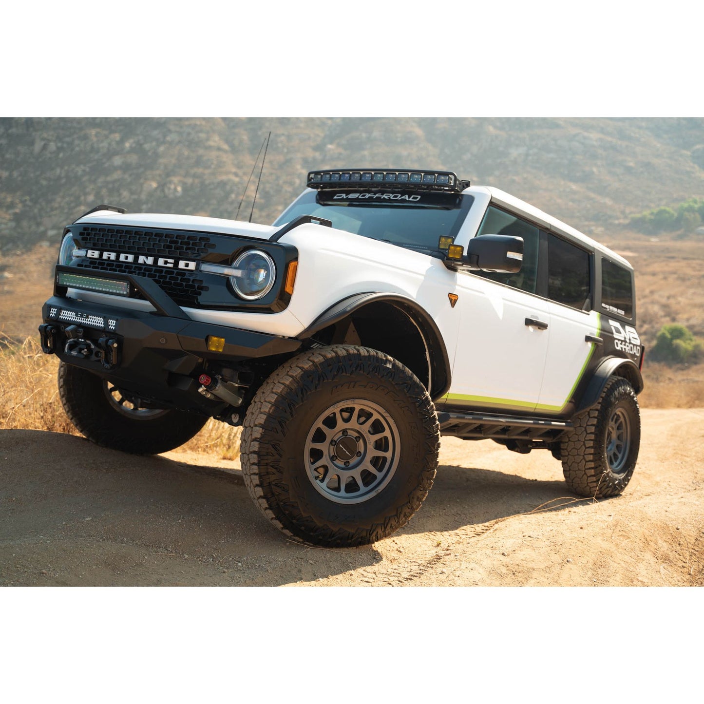 DV8 Off-Road 2021-2024 Ford Bronco | MTO V2 Front Bumper C3| FBBR-07