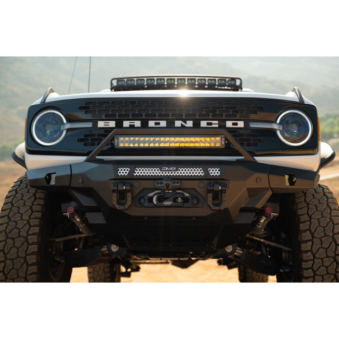 DV8 Off-Road 2021-2024 Ford Bronco | MTO V2 Front Bumper C3| FBBR-07