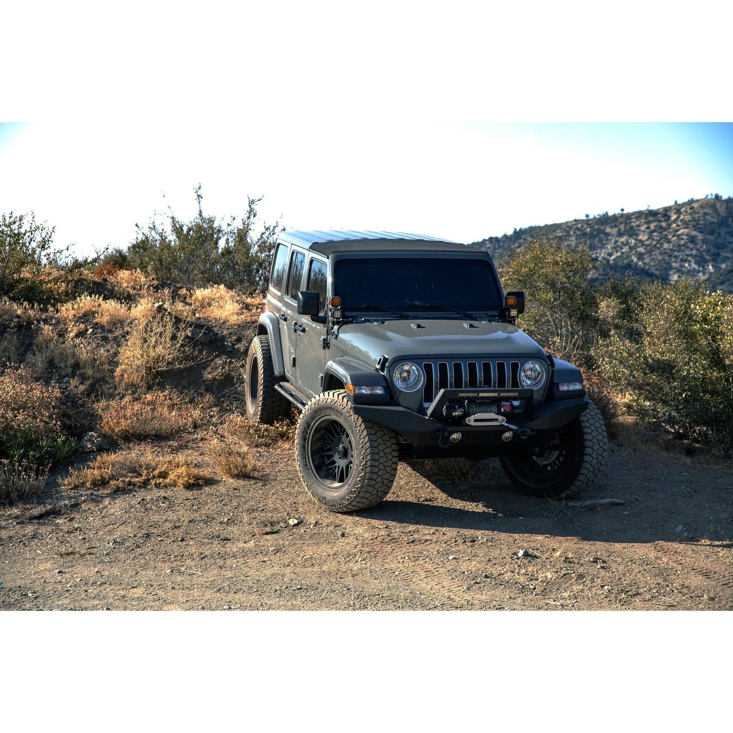 Body Armor 4x4 2007-2024 JEEP WRANGLER JK/JL & GLADIATOR JT FULL-WIDTH FRONT BUMPER JL-19534