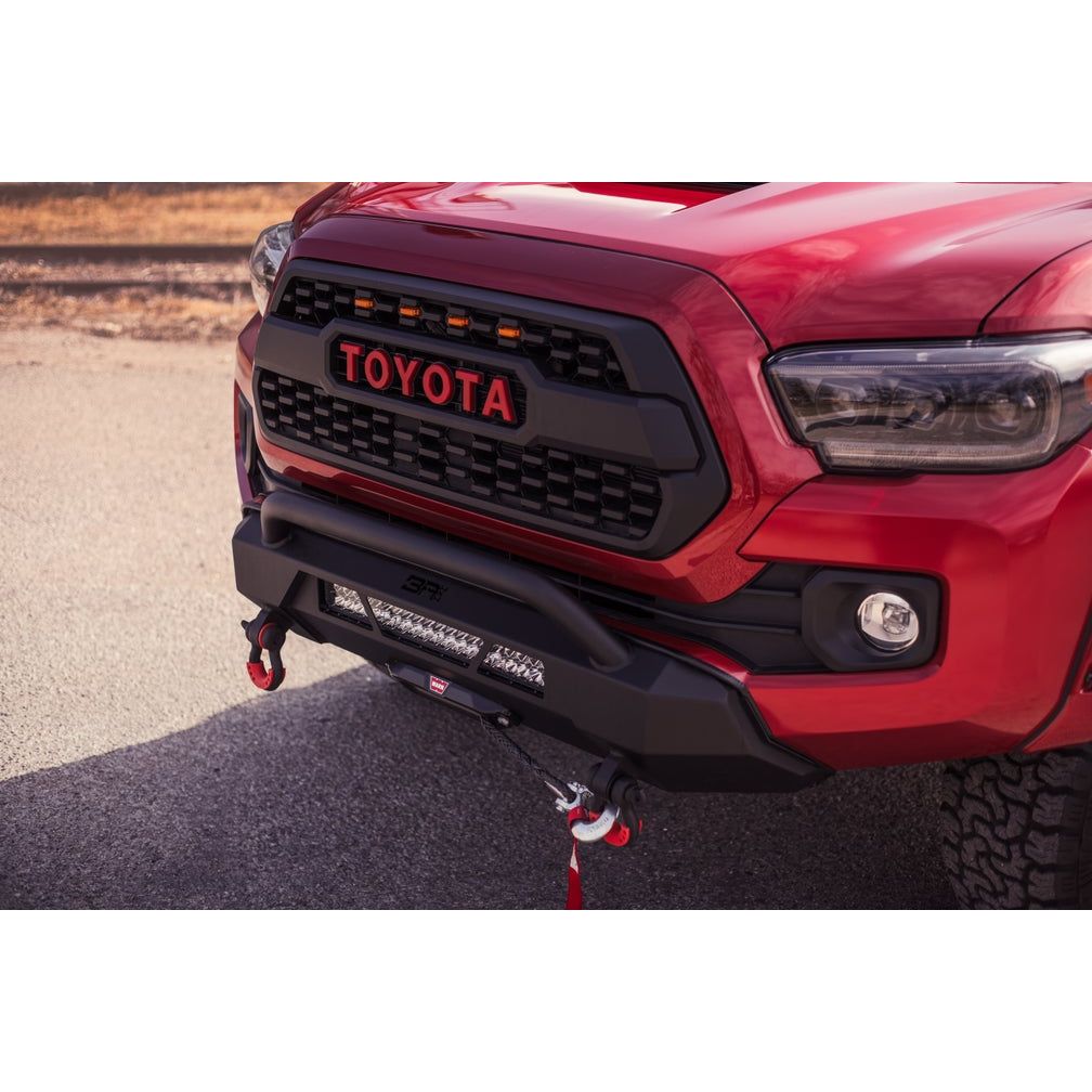 Body Armor 4x4 2016-2023 TOYOTA TACOMA HILINE FRONT WINCH BUMPER TC-19339