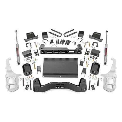 Rough Country Strut Spacers w/N3 Rear Shocks 6 Inch Lift Kit I 49930