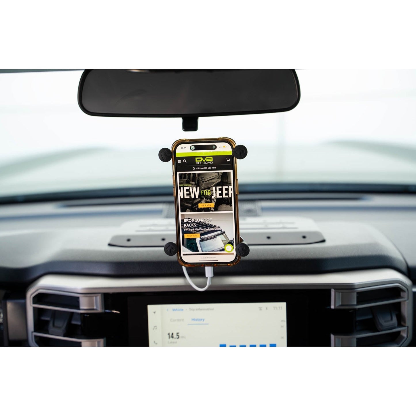 DV8 Off-Road 2022-2024 Toyota Tundra & 2023 Sequoia | Digital Device Dash Mount C3| DMT2-01