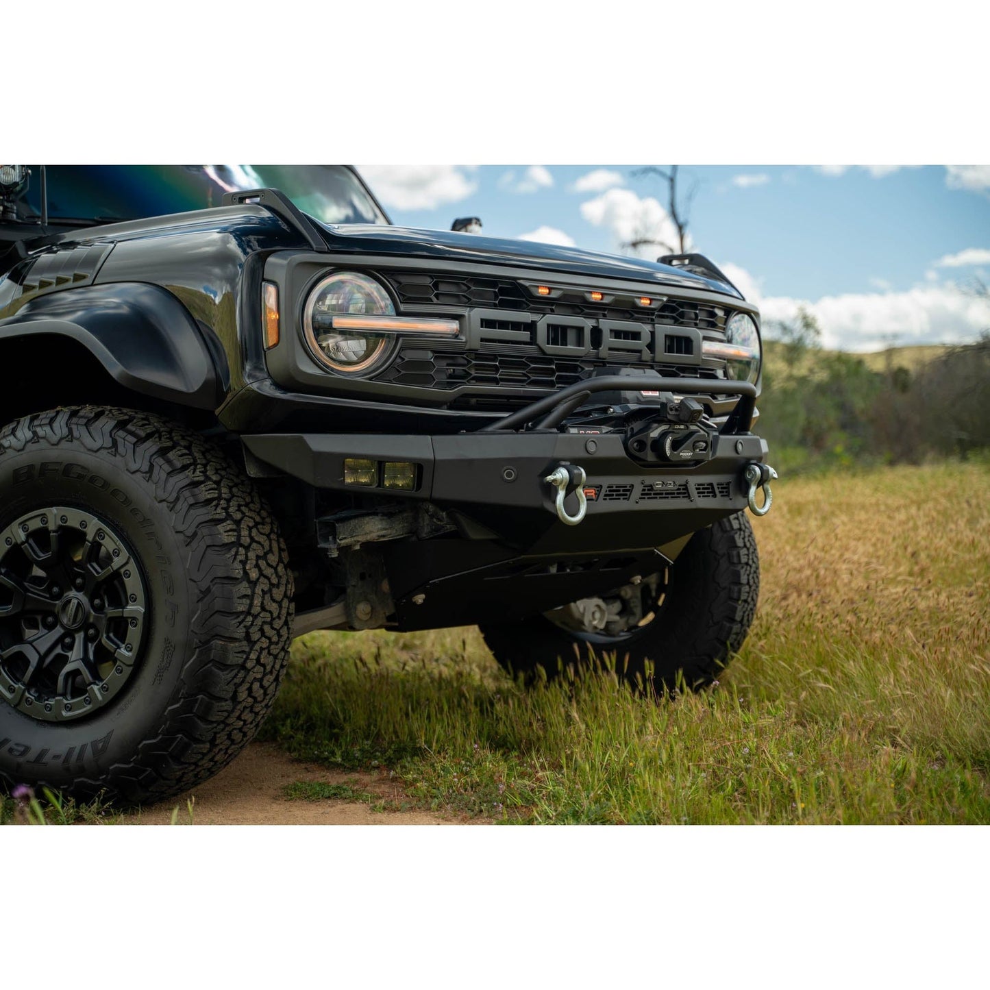 DV8 Off-Road 2022-2024 Ford Bronco Raptor Spec Series Winch Front Bumper C3| FBFR-01