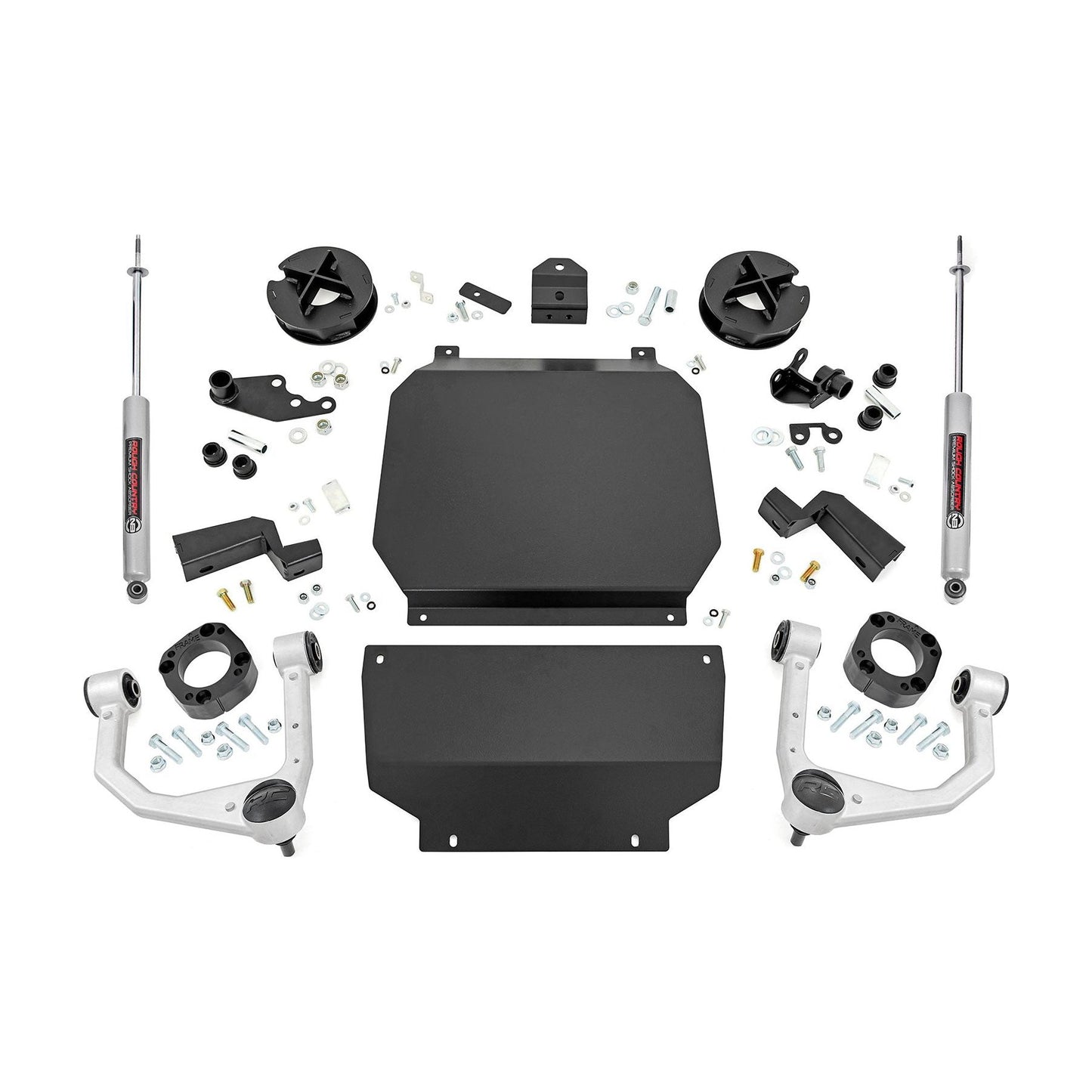 Rough Country Strut Spacers w/N3 Rear Shocks 3.5 Inch Lift Kit I 70330