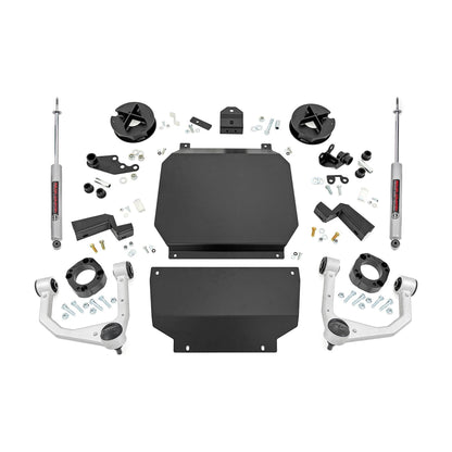 Rough Country Strut Spacers w/N3 Rear Shocks 3.5 Inch Lift Kit I 70330