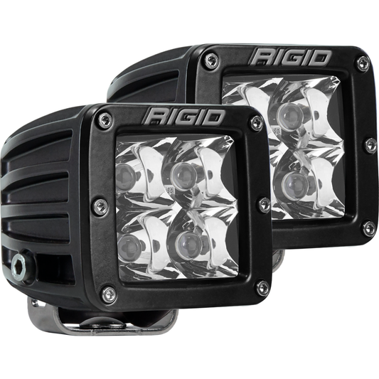 RIGID INDUSTRIES | Spot Surface Mount Black Pair D-Series Pro RIGID Industries | 202213