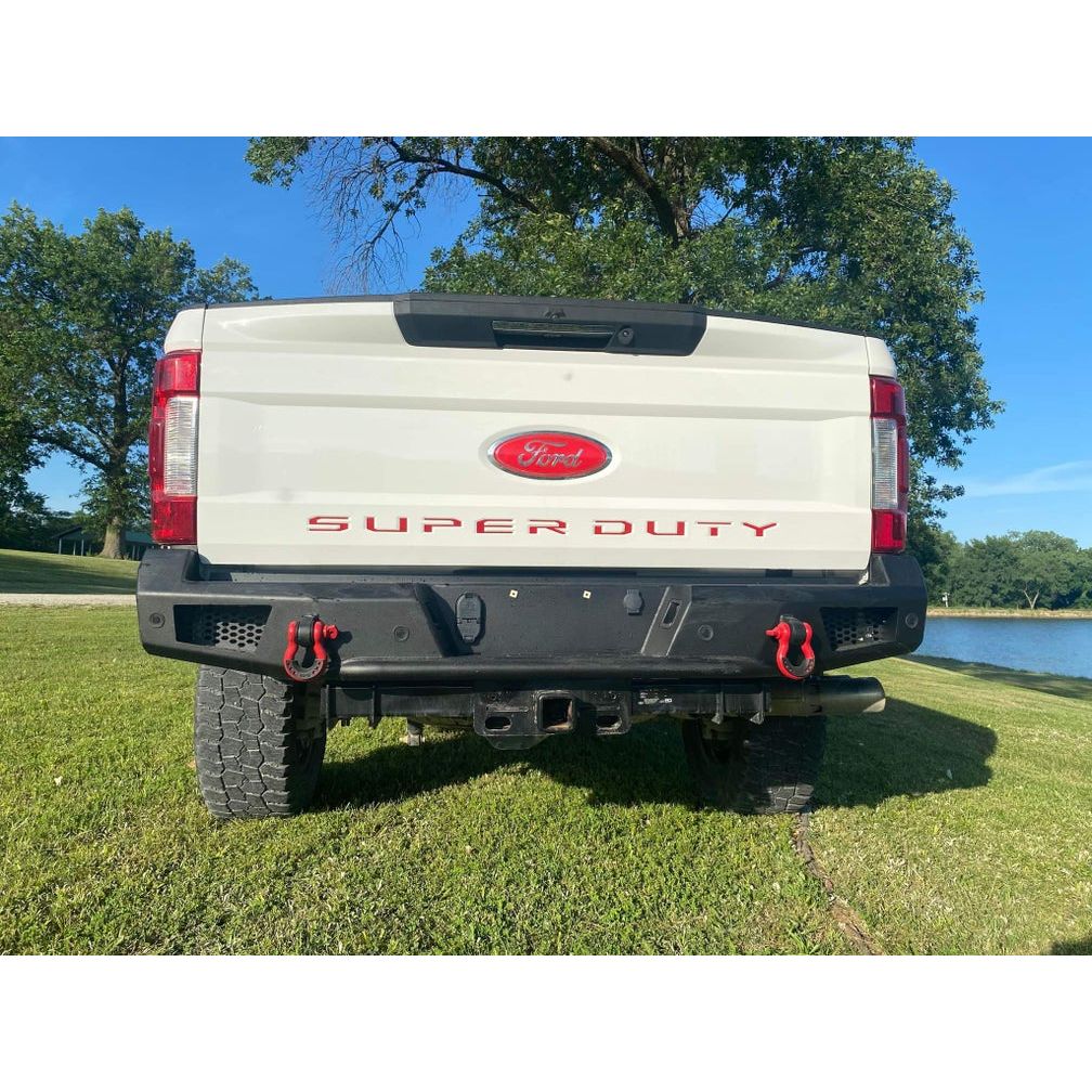 Body Armor 4x4 2017-2022 FORD F-250/F-350/F-450/F-550 SUPER DUTY AMBUSH REAR BUMPER FD-3166