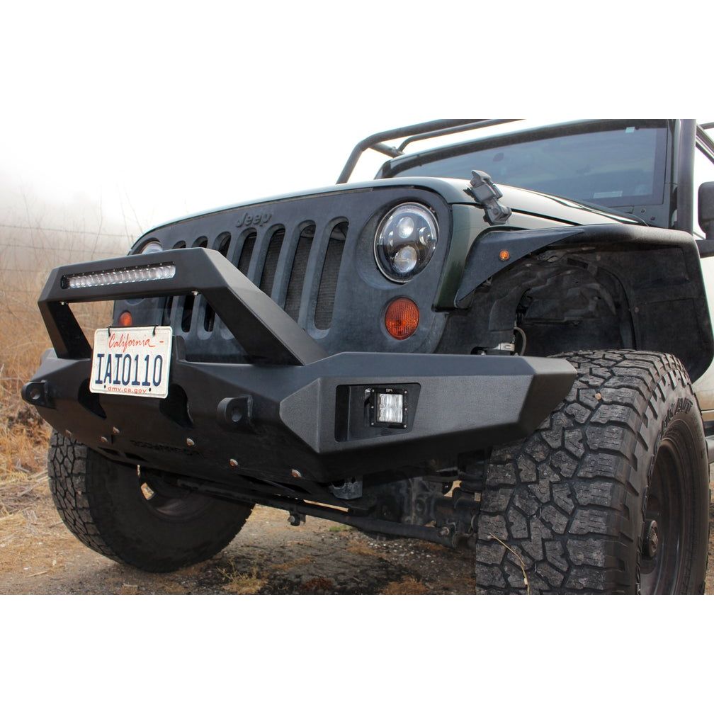 Body Armor 4x4 2007-2024 JEEP WRANGLER JK/JL AND GLADIATOR JT ORION FULL-WIDTH FRONT BUMPER JP-19537