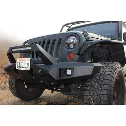 Body Armor 4x4 2007-2024 JEEP WRANGLER JK/JL AND GLADIATOR JT ORION FULL-WIDTH FRONT BUMPER JP-19537