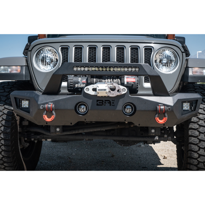 Body Armor 4x4 2007-2024 JEEP WRANGLER JK/JL AND GLADIATOR JT ORION MID-WIDTH FRONT BUMPER JP-19536