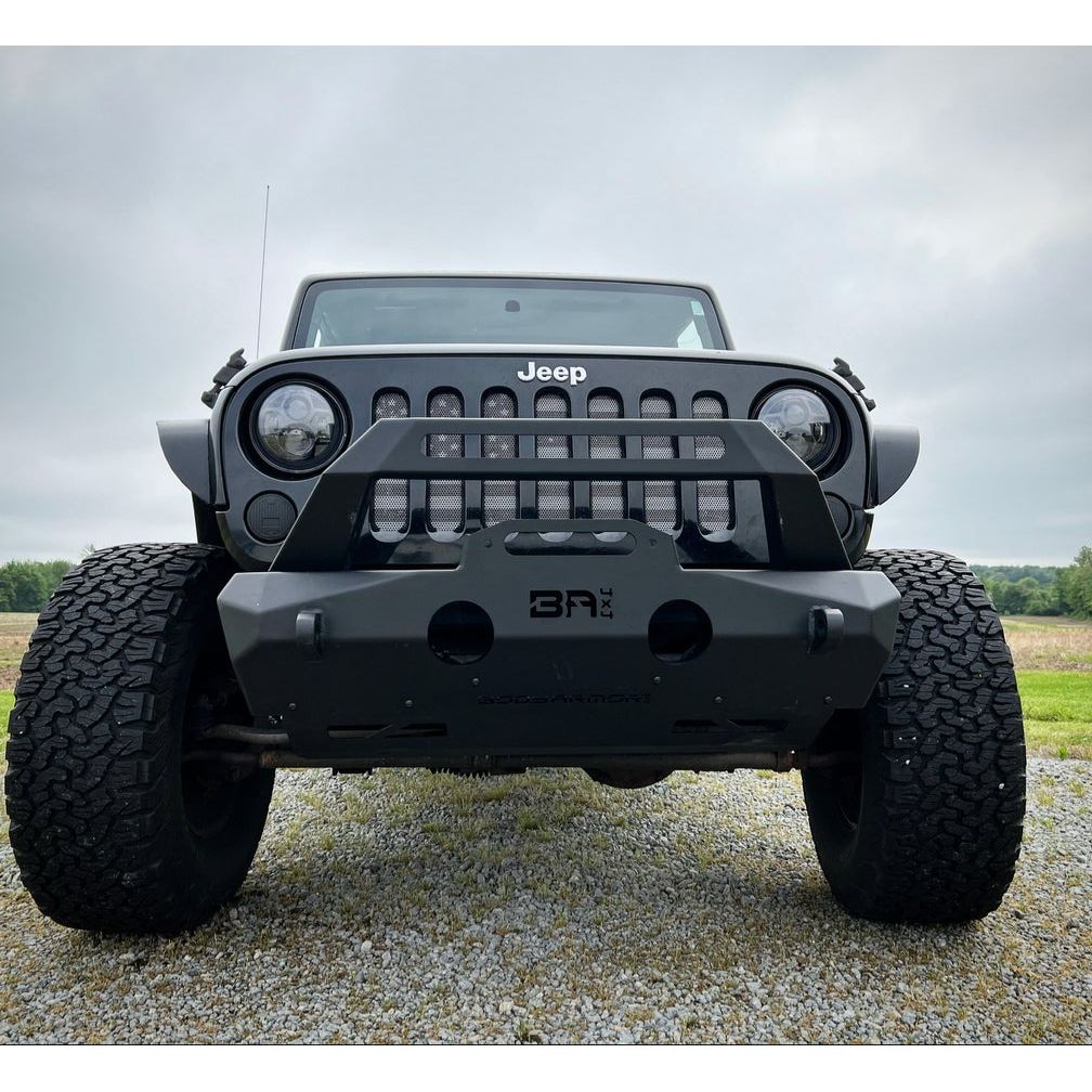 Body Armor 4x4 2007-2024 JEEP WRANGLER JK/JL AND GLADIATOR JT ORION STUBBY FRONT BUMPER JP-19535