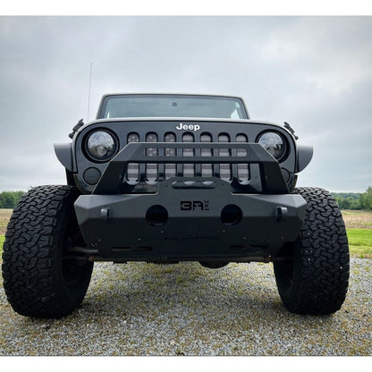 Body Armor 4x4 2007-2024 JEEP WRANGLER JK/JL AND GLADIATOR JT ORION STUBBY FRONT BUMPER JP-19535