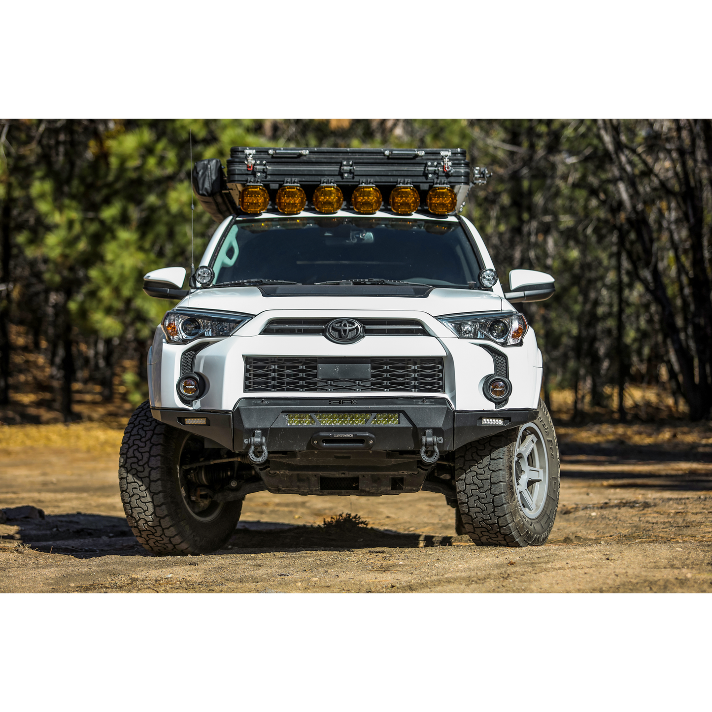 Body Armor 4x4 2014-2024 TOYOTA 4RUNNER HILINE BUMPER HIGH CLEARANCE SIDE WINGS TR-19339W