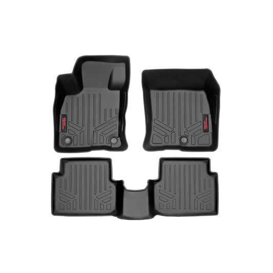 ROUGH COUNTRY Floor Mats | Front and Rear | Ford Maverick 2WD/4WD (2022-2025) | M-51102