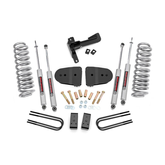 ROUGH COUNTRY 3 Inch Lift Kit | N3 | Front Diesel Coils | Ford F-250 Super Duty 4WD (23-24) | 43630