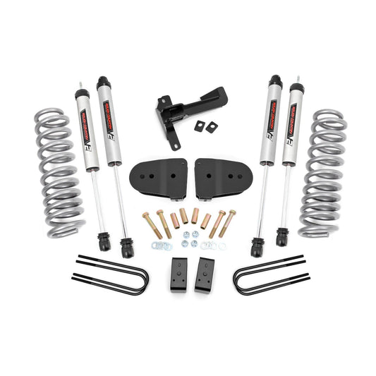 ROUGH COUNTRY 3 Inch Lift Kit | V2 | Front Diesel Coils | Ford F-250 Super Duty 4WD (23-24) | 43670