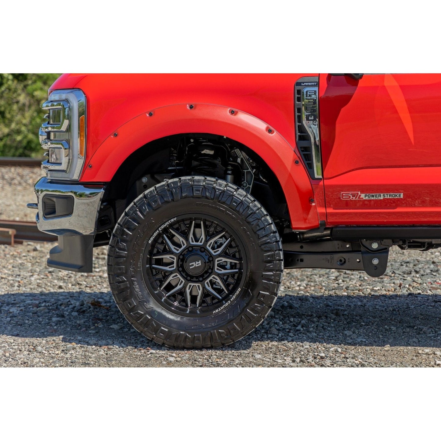 Rough Country D1 | Stone Gray Pocket Fender Flares I F-F20231-D1