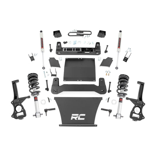 ROUGH COUNTRY 6 Inch Lift Kit | Mono Leaf Rear | M1 Struts/M1 | Chevy Silverado 1500 (25-26) | 21640_A