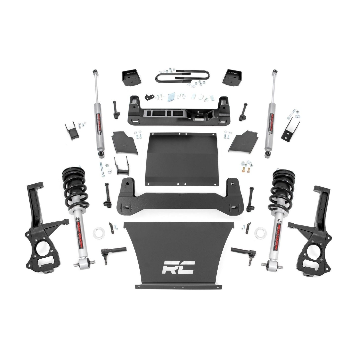 ROUGH COUNTRY 6 Inch Lift Kit | Mono Leaf Rear | N3 Struts | Chevy Silverado 1500 (25-26) | 21631_A