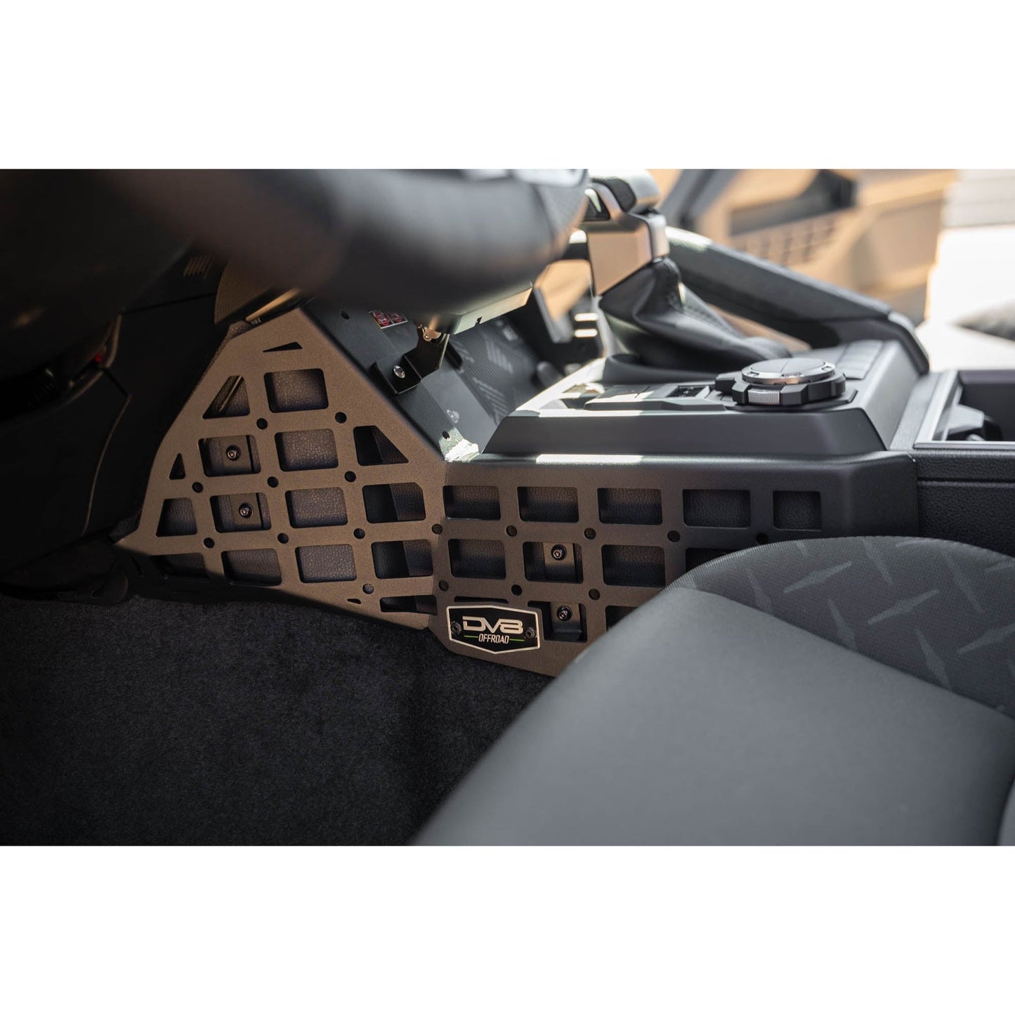 DV8 Off-Road 2024 Toyota Tacoma | Center Console Molle Panels & Digital Device Mount C3| CCT1-02