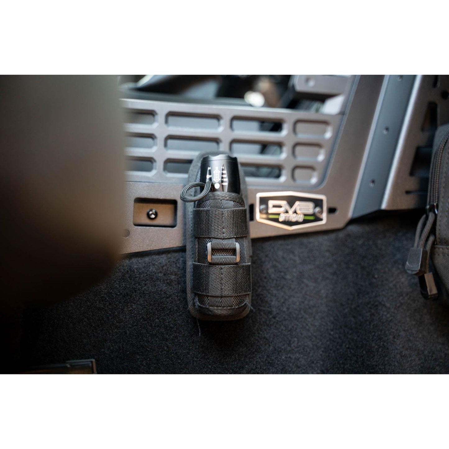 DV8 Off-Road 2024 Toyota Tacoma | Center Console Molle Panels & Digital Device Mount C3| CCT1-02