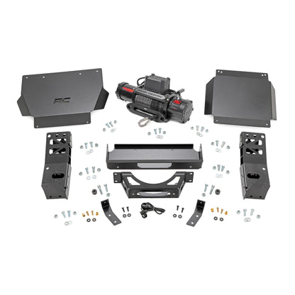 ROUGH COUNTRY Hidden Winch Mount | 12000S | Toyota Tacoma 2WD/4WD (2024-2025) | 72013