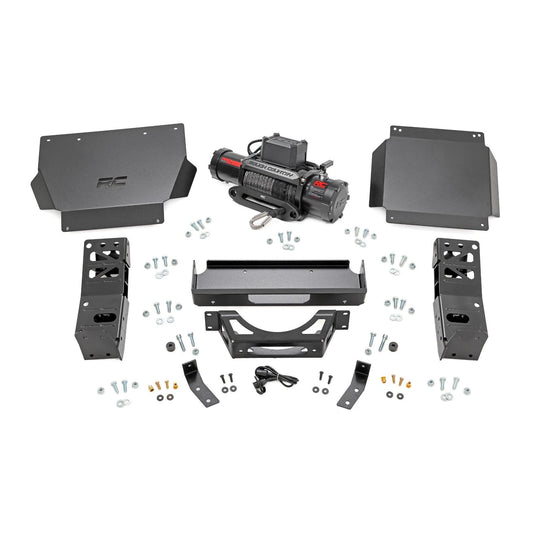 ROUGH COUNTRY Hidden Winch Mount | 12000S | Toyota Tacoma 2WD/4WD (2024-2025) | 72013