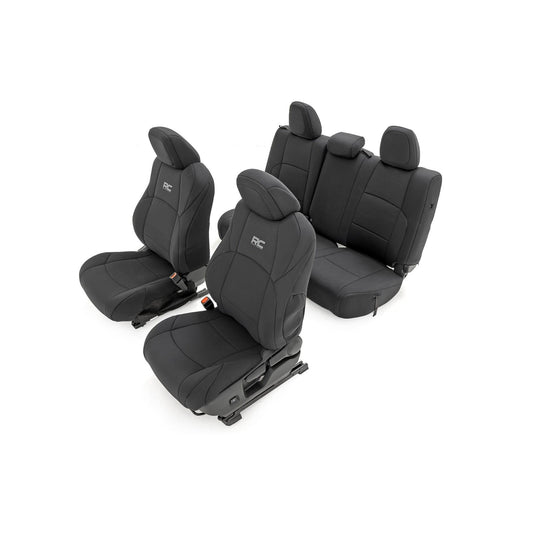 ROUGH COUNTRY Seat Covers | FR & RR | Double Cab | Toyota Tacoma 2WD/4WD (2024-2025) | 91062